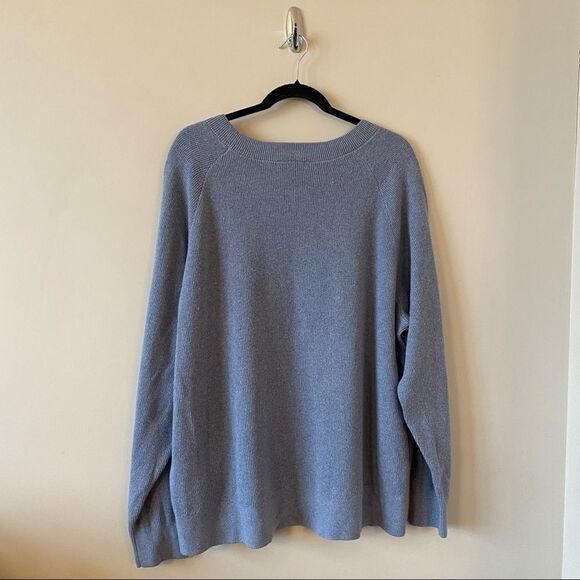 Stella & Dot-Merino Wool Blend Button Side Sweater - Picture 3 of 10